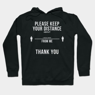 Social Distancing 6 Miles Hoodie